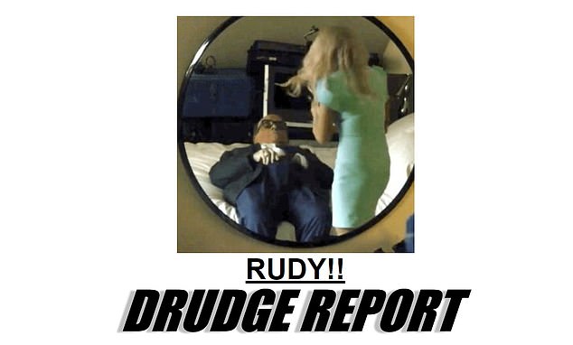 The conservative Drudge Report chose to share the image, captioning it with 