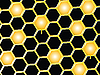 Медовые пчелиные соты | Векторный клипарт