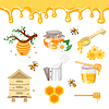 Пчеловодство и мед | Векторный клипарт