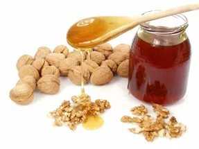 Лечение простатита медом с грецкими орехами